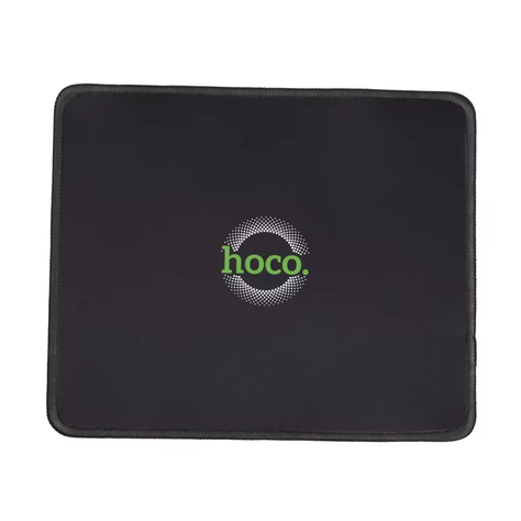 Mouse Pad Hoco GM20 smooth negro-0