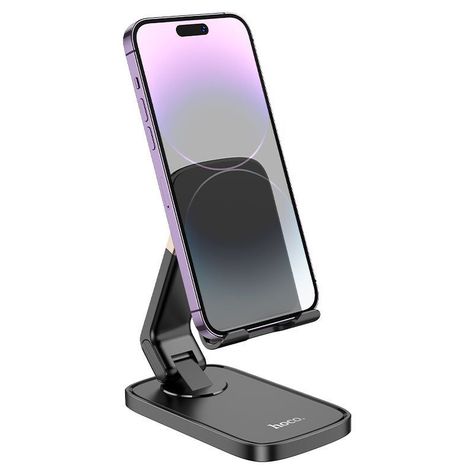 Soporte de celular Hoco HD8 Blackfish para escritorio Negro-0