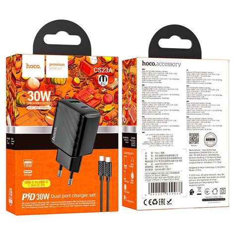 Cargador Hoco “CS23A Sunlight” PD30W  USB-C-4