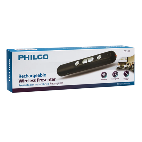 Presentador Philco inalambrtico recargable 00101 negro-0