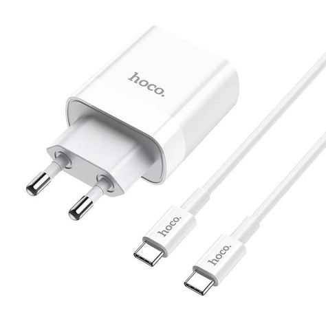 Cargador Hoco C80A con cable USB-C  20W-0