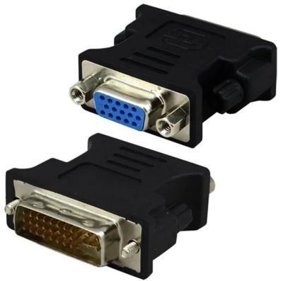 Adaptador Ulink de video DVI-I macho a VGA hembra 24+5 negro-0