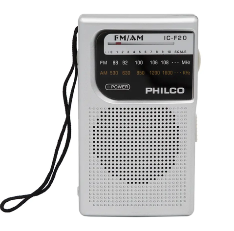 Radio Philco portatìl IC-F20 Gris - Silver-0