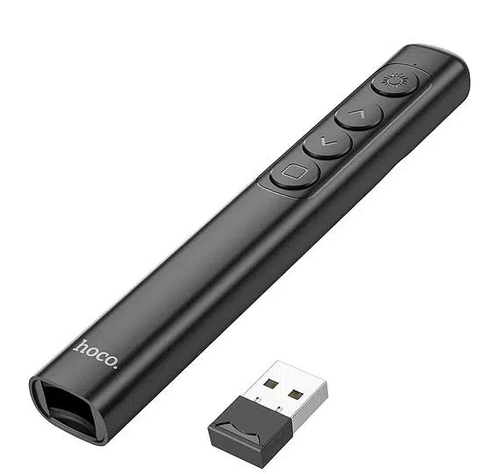 Puntero Hoco Láser Presentación Usb Gm200 Negro-0