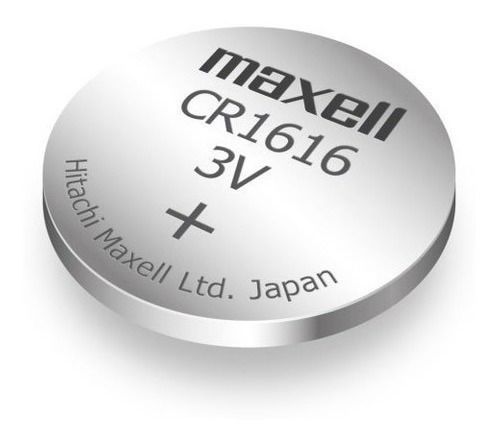 Blister de pila Maxell  tipo boton CR1616 3V de 5 unidades-0