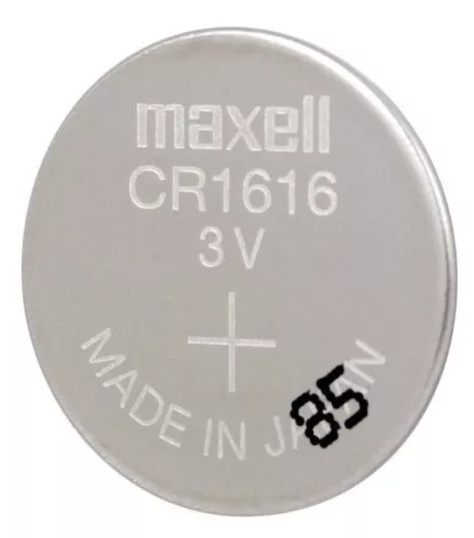 Blister de pila Maxell  tipo boton CR1616 3V de 5 unidades-1