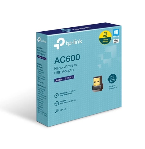 Adaptador Tp-link Ac600 Nano Wireless Usb 2.0-1