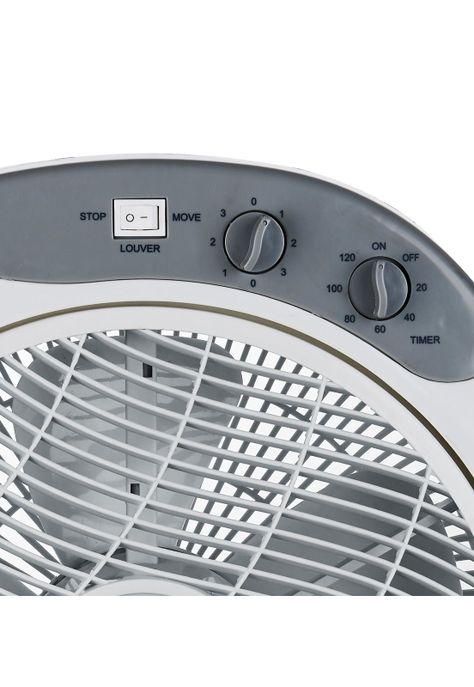 Ventilador Kendal Box 12" 40w potencia Kf-12b3 Blanco-1