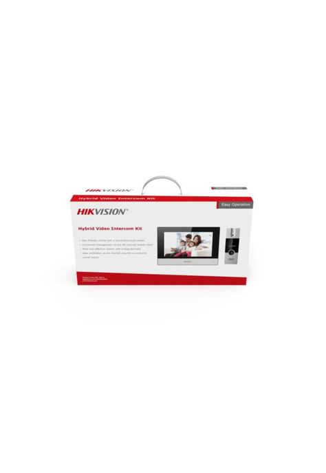 Kit Videoportero Híbrido Hikvision 7" PoE WiFi-1
