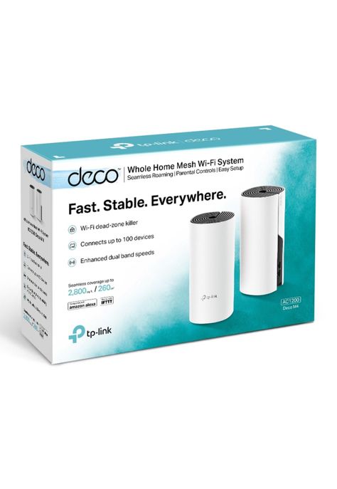 TP-Link Deco M4 2-pack Sistema de Wi-Fi Mesh AC-1200 Blanco-5