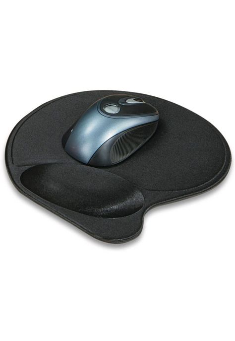 MOUSE PAD NEGRO CON APOYA MUNECA WRIST PILLOW-2