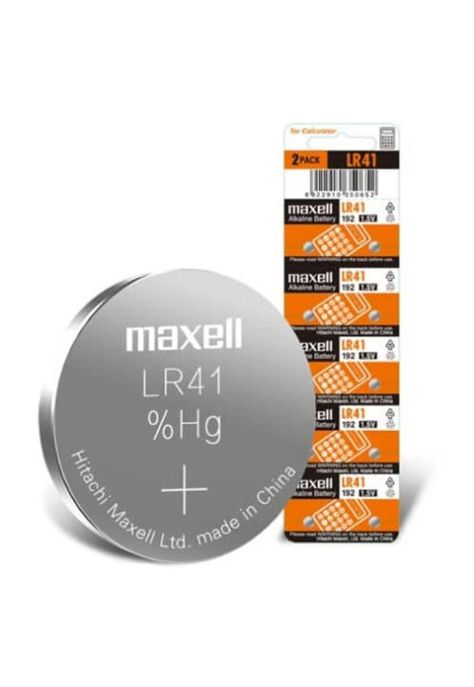 Pilas Lr41 Maxell 1.5v Tira 10 Unidades-2