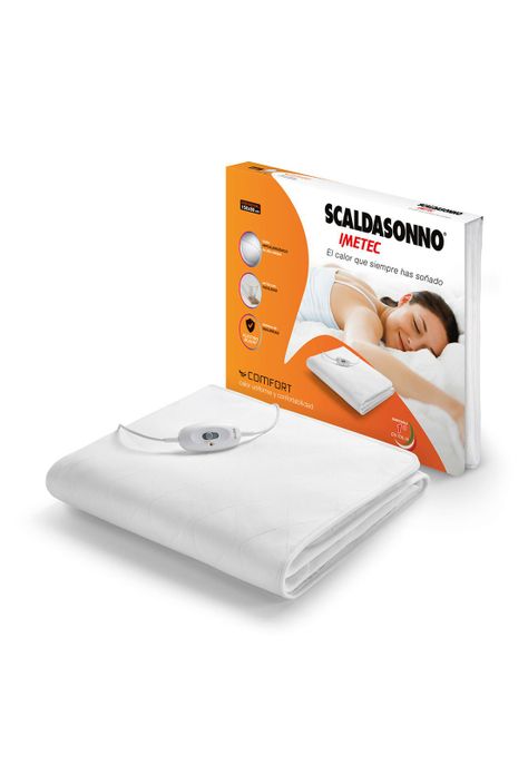 CalientaCama Comfort Scaldasonno 1 Plaza 150x80 cm Blanco-0