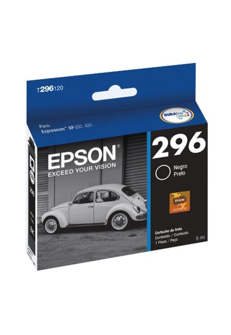 Cartucho De Tinta Epson 296 Negro Original-0