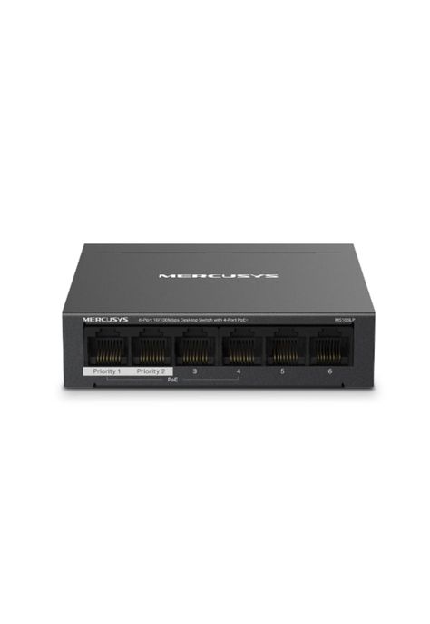 Switch TP-Link MS106LP 6 port a 10/100 Mbps c/4 port PoE+-0