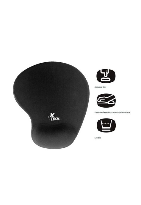 Mouse pad con apoya muñeca xtech-1