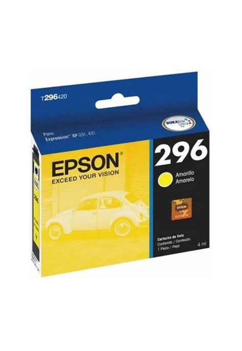Cartucho de Tinta Epson 296 Amarillo Original-0