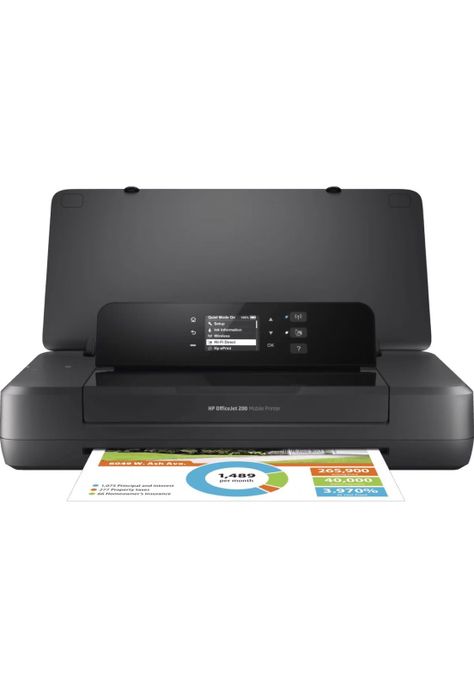 Impresora Portátil HP OfficeJet 200 Wireless WiFi USB Color-0