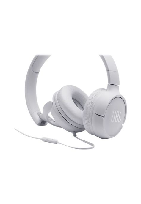 Audifonos JBL Tune 500 Con Diadema Conector 3.5mm Blanco-0