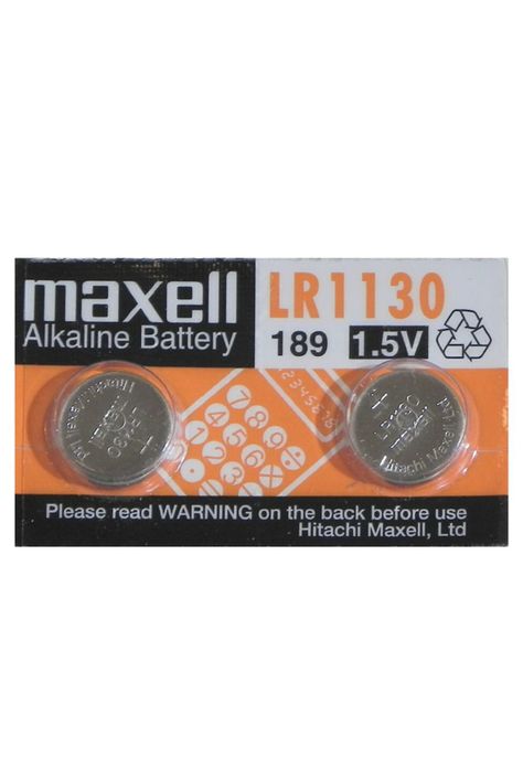 Pila Lr1130 Maxell 1,5v Pack 10 Unidades-2