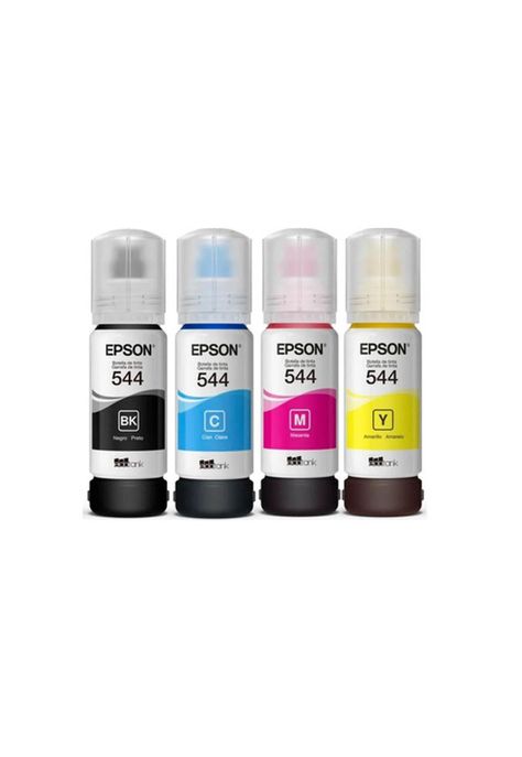 Tinta Epson 544 Pack 4 Colores Negro Cian Magenta Amarillo-1