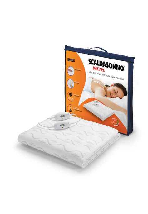 Calientacama Scaldasonno Matrimonial 150x160cm Blanco-0
