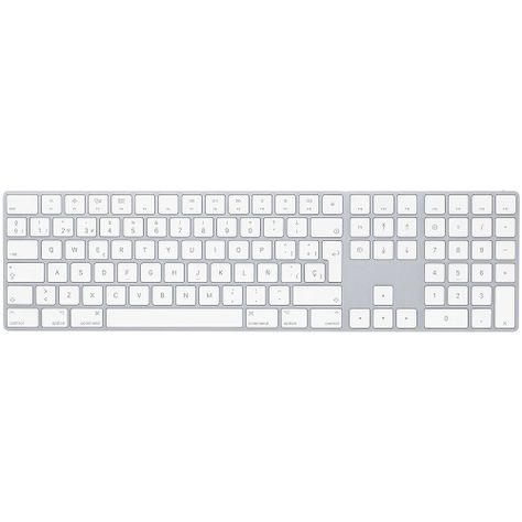 Apple Magic Keyboard Con Teclado Numérico Plata Original-0