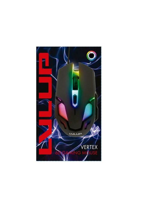 Mouse Gamer Vivitar LvlUp Vertex 5 Botones 3200DPI Negro-2