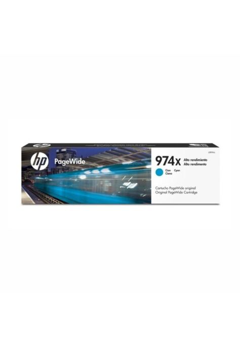 Cartucho De Tinta Hp 974X PageWide Cyan 7000 pag Original-0