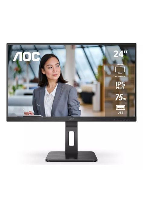 Monitor AOC 24P2U 23.8" FHD IPS PIVOT-0