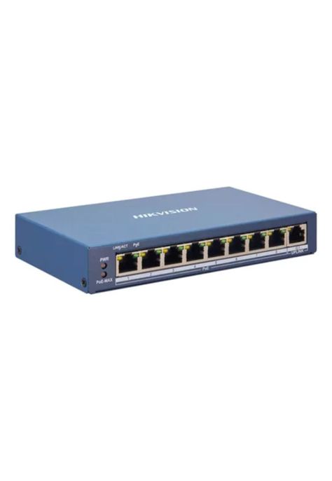 Switch POE Inteligente Hikvision 8 Puertos Fast Ethernet-1