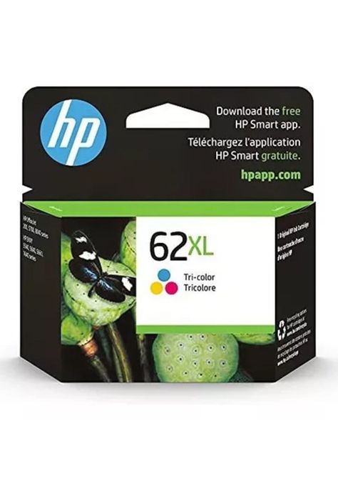 Cartucho De Tinta Hp  62XL Tricolor 415 Páginas Original-0