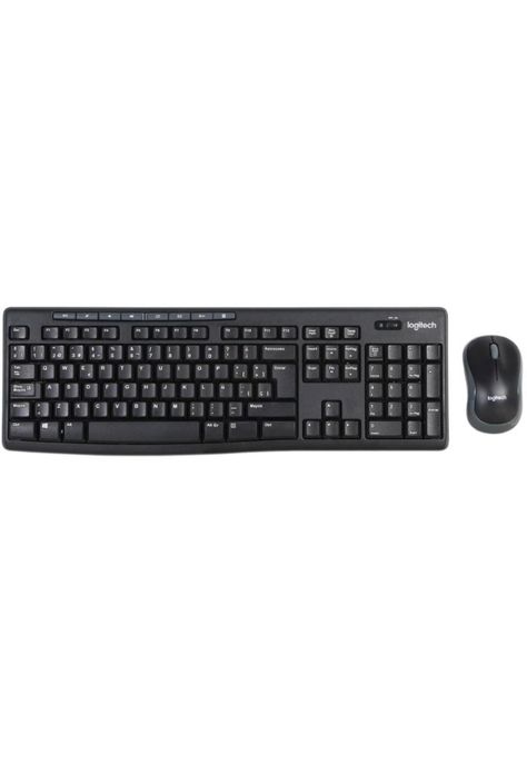 Kit Teclado y Mouse inalámbricos Logitech MK270 Negro-0