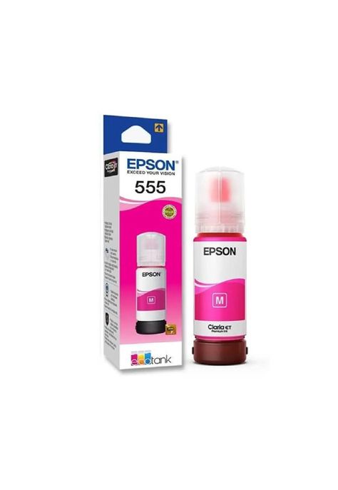 Tinta Botella Epson T555 Color Magenta de 70ml-0