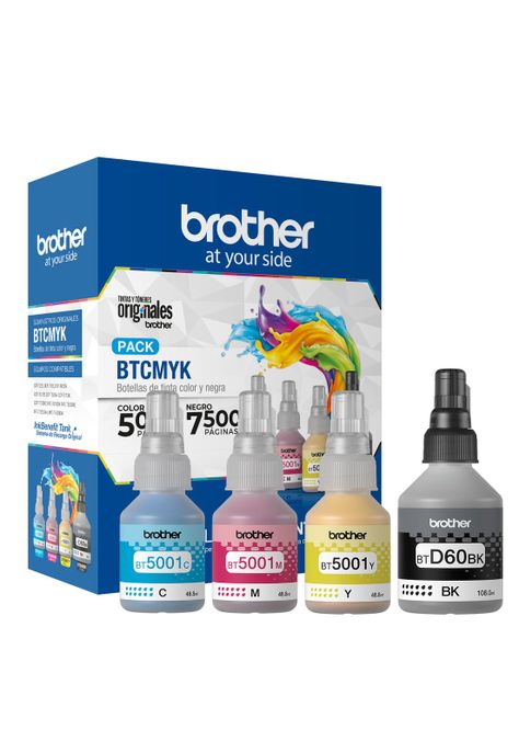 Pack de Tintas Originales Brother BT5001-1