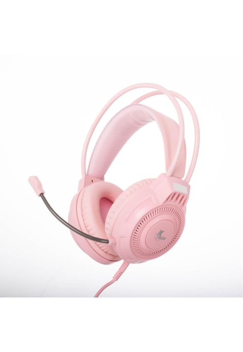Audífonos Gaming Khione Xtech Alámbricos Micrófono Rosa-0