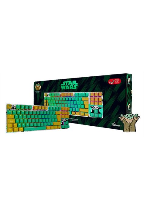 Teclado Gamer Primus Gaming Grogu BALLISTA81T USB Verde-0