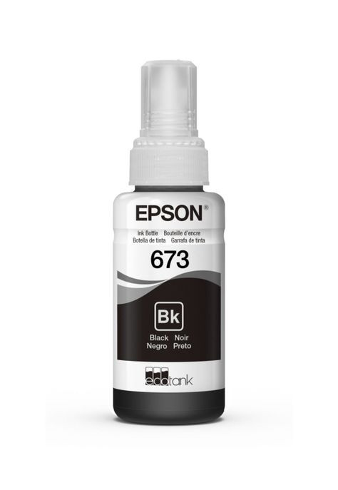 Tinta Botella Epson T673 Ecotank 70ml Negro-0
