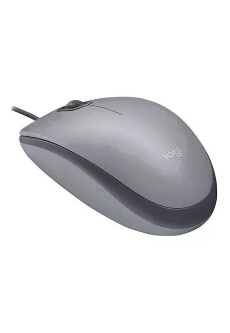 Mouse Logitech M110 Silent con cable Gris-2