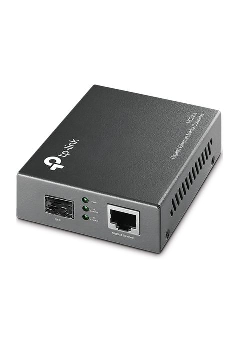 Convertidor Multimedia TP-Link MC220L SFP Gigabit Negro-0