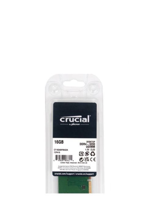 Memoria Ram Crucial 16GB DDR4 3200mhz DIMM-2