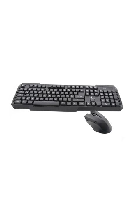 Kit Mouse + Teclado XTech Wireless 1.200dpi Dongle USB Negro-0
