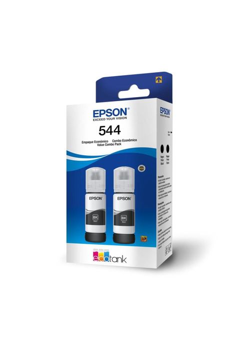 Pack de Botellas Tintas Epson T544 EcoTank 2u Negro-0