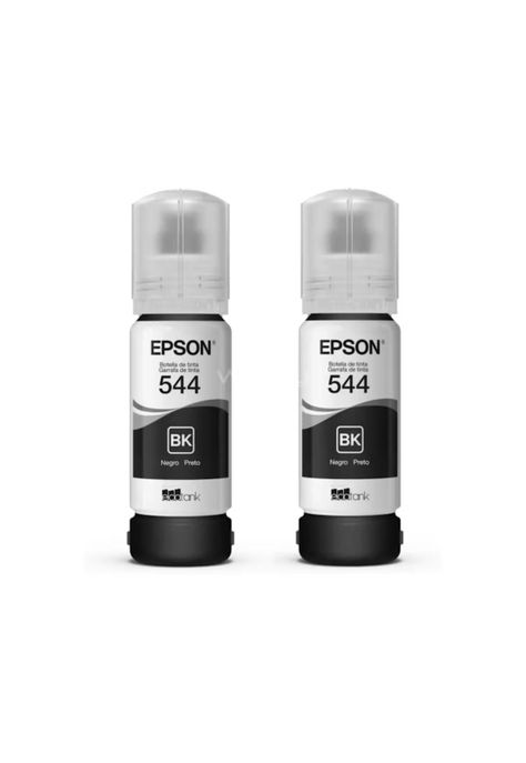 Pack de Botellas Tintas Epson T544 EcoTank 2u Negro-1