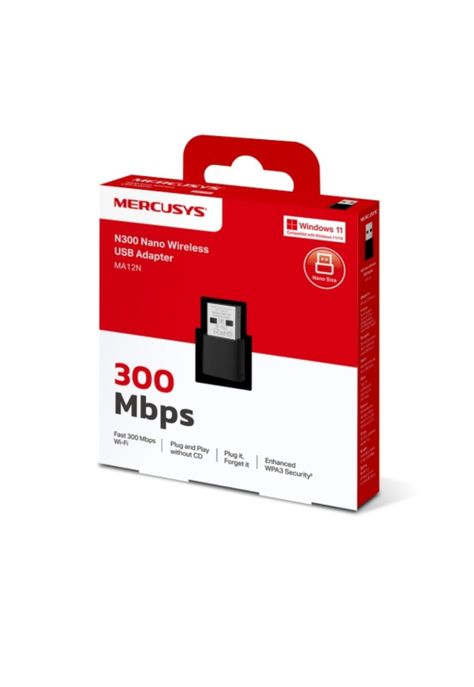 Adaptador TP-Link  N300 Nano Wireless Dual Band USB-1