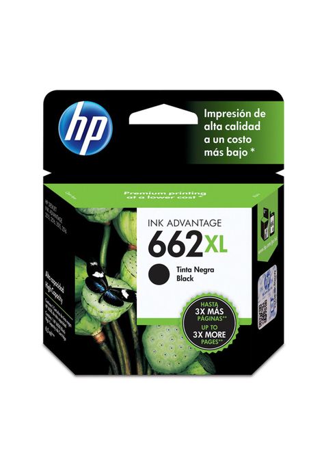 Cartucho de Tinta HP 662XL 360 páginas Negro-0