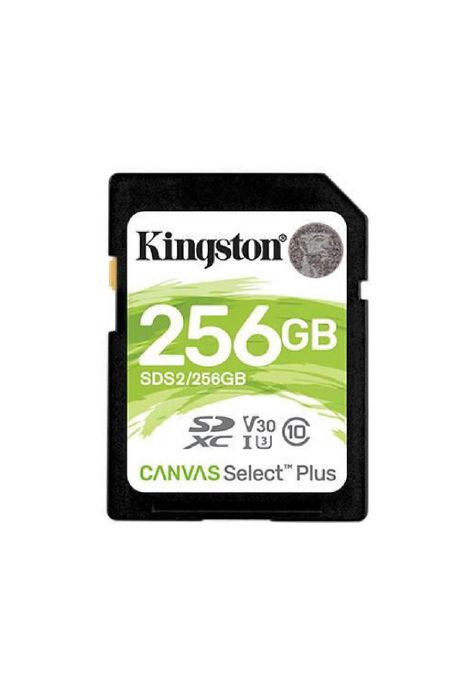 Tarjeta Memoria SD Kingston Canvas Select Plus 256GB Verde-1