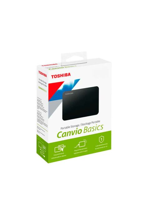 Disco Duro Externo Toshiba Canvio Basics 1TB USB 3.0 Negro-2