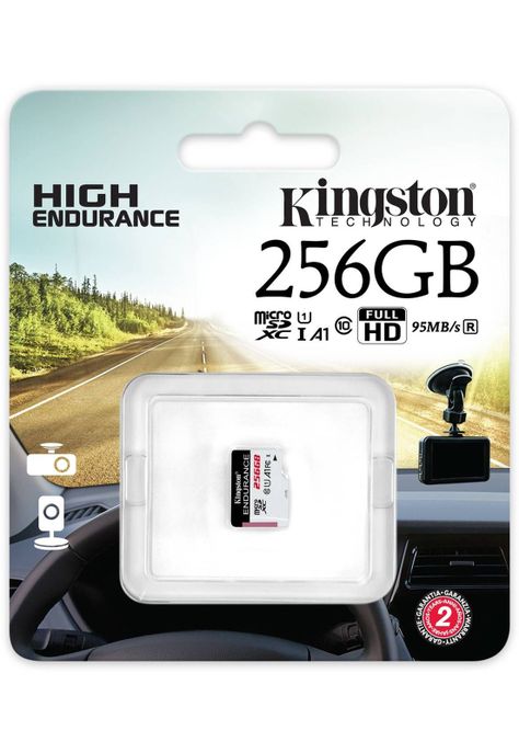 Tarjeta microSD Kingston High Endurance 256GB C10 A1 95 MB/s-1