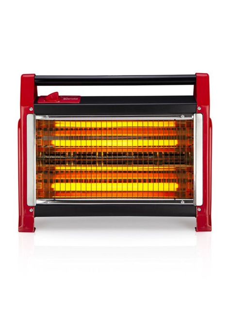 Calefactor Eléctrico Cuarzo KC-160AS Kendal Rojo-1